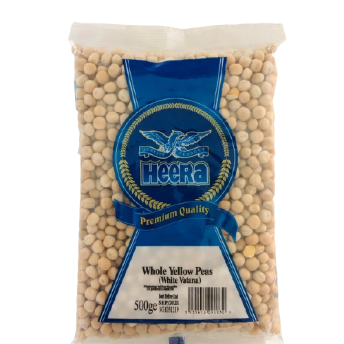 Heera Whole Yellow Peas / White Vatana (500g)