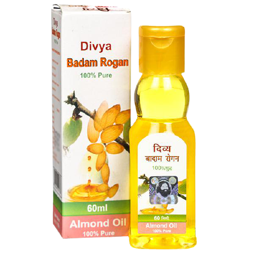 Patanjali Divya Badam Rogan Čistý Mandlový olej (60ml)
