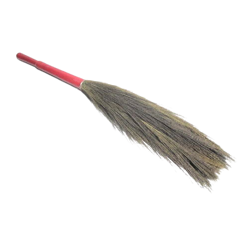 Soft Grass Broom With Plastic Handle (Jhadu) (1pcs)