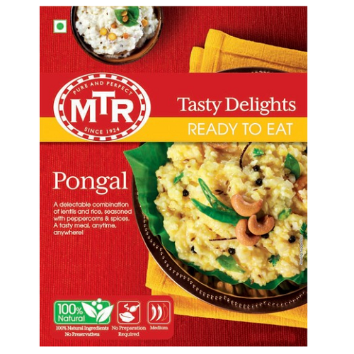 MTR Pongal - kořeněná rýžová čočková kaše - hotové jídlo (300g)