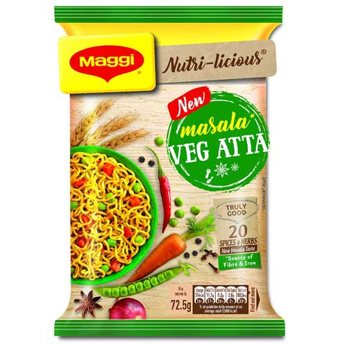Maggi Veg Atta Noodles (75g) - Sale Item [BBD: 05 October 2023]