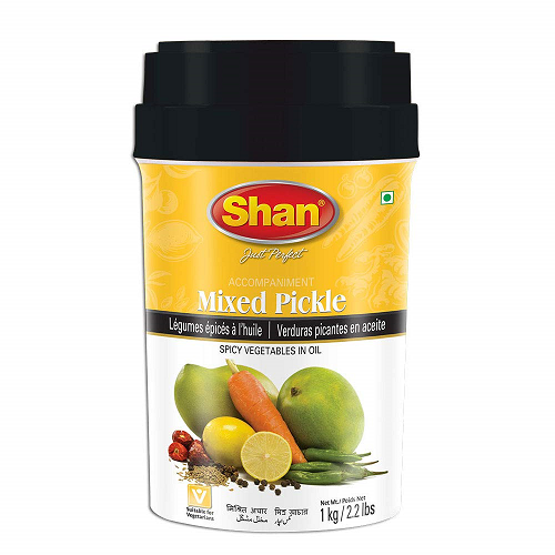 Shan Mix Pickle - směs v koření nakládané zeleniny (1kg)