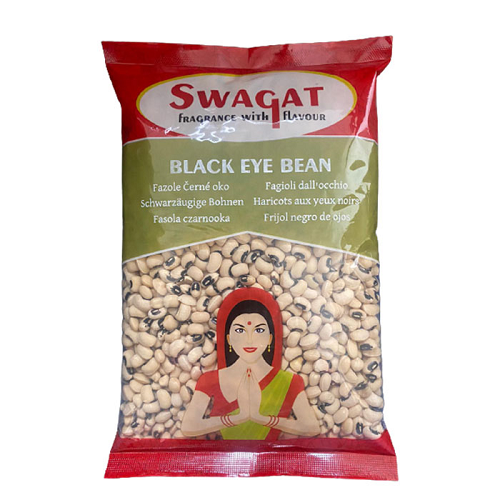 Černooké Fazole - Fazole Černé Oko -Swagat Black Eye Beans (500g)