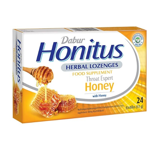 Dabur Honitus Herbal Honey Lozenges (24 Lozenges) (1pc)