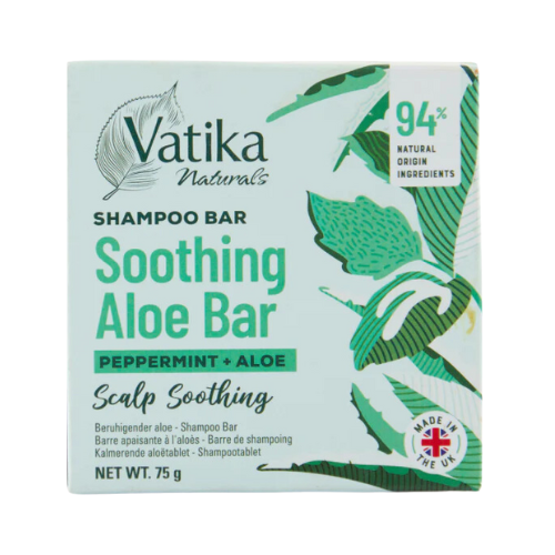 Dabur Vatika tuhý šampon s aloe vera, zklidňující vlasovou pokožku (75g)