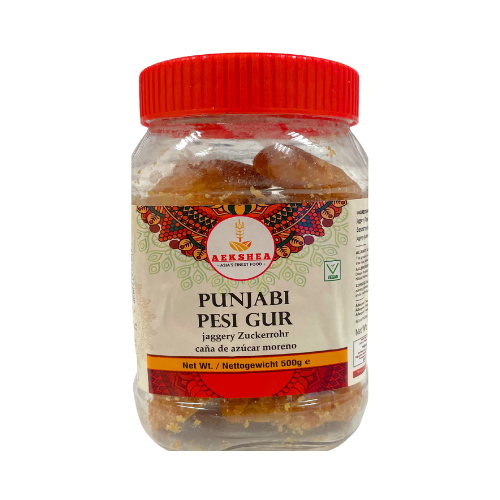 Aekshea Indian Punjabi Pesi Goor - přírodní třtinový cukr (500 g)