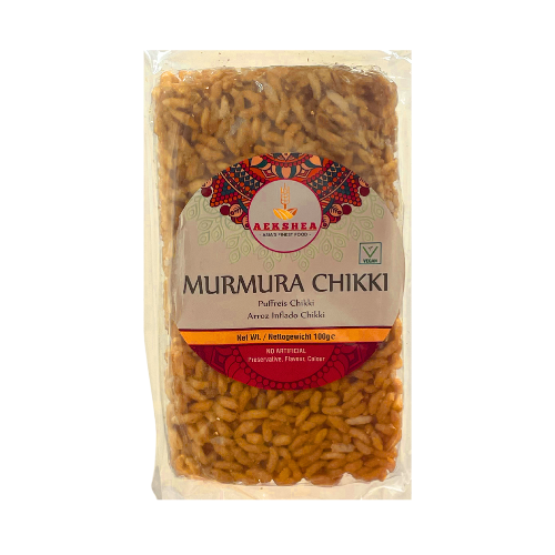 AeksheaMumra Chikki / Chikki z pufované rýže (100 g)