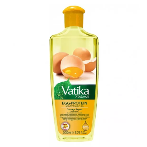 Dabur Vatika Obohacený Olej na Vlasy s Proteiny Z Vajíčka (200 ml)